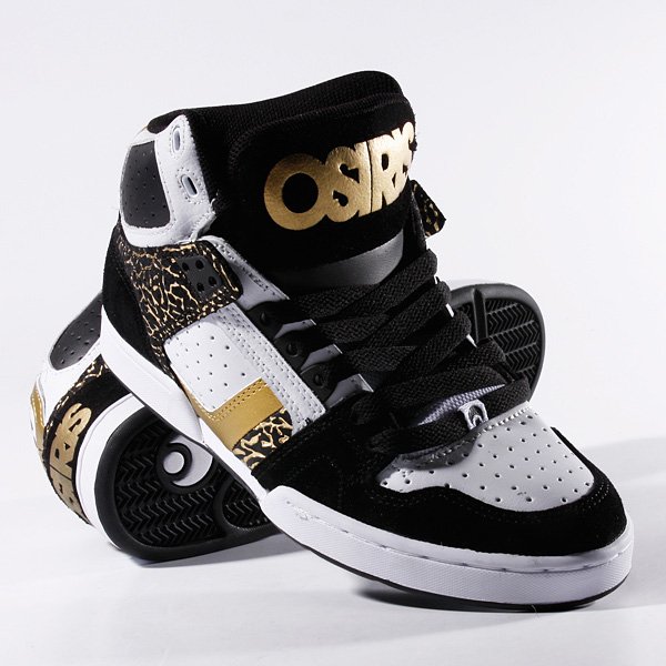 black and gold osiris shoes