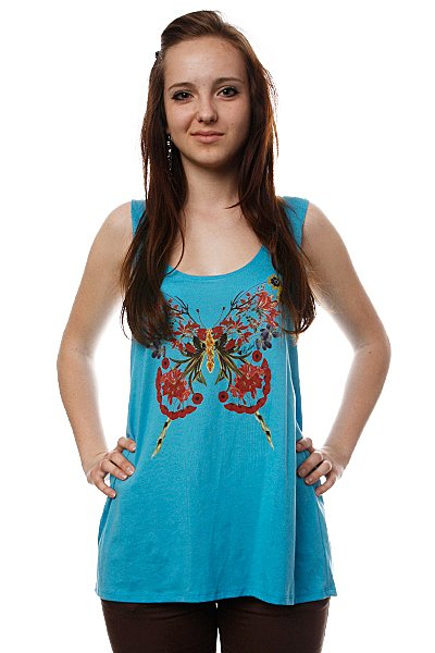 фото Майка женская Ezekiel Butter Flower Tank Blue