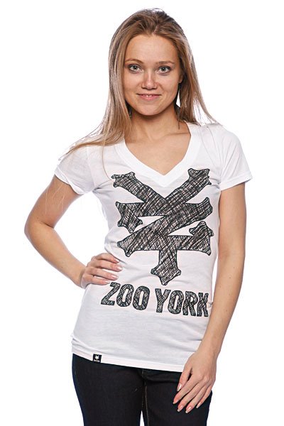 фото Футболка женская Zoo York Sketchpad Tee White