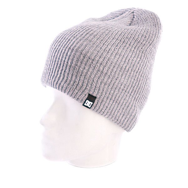 фото Шапка носок мужская DC Clap Beanie Heather Grey