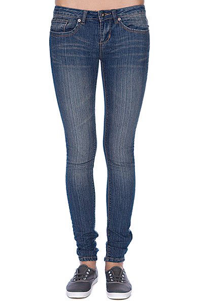 фото Джинсы узкие женские Zoo York Gh Skinny Med Stone Wash