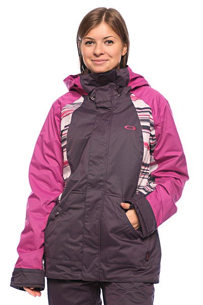 фото Куртка женская Oakley New Karing Jacket Lavender/Purple Stripe/Purple