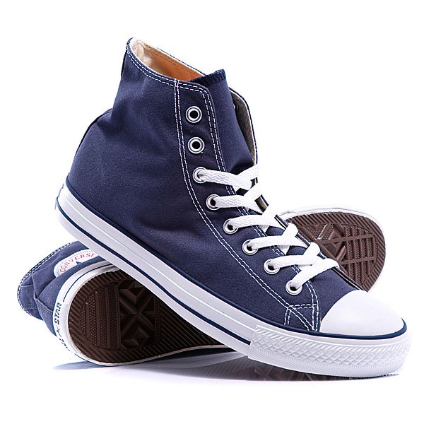 фото Кеды кроссовки высокие Converse Chuck Taylor As Core Unisex Canvas Hi M9622 Navy