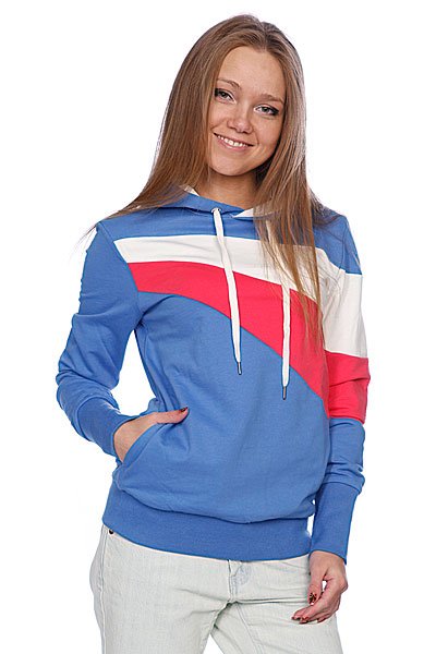 фото Толстовка женская Trailhead Megan Blue/White/Pink