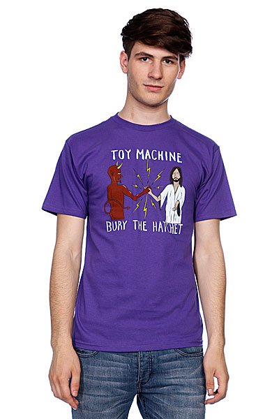 фото Футболка Toy Machine Bury The Hatchet II Purple