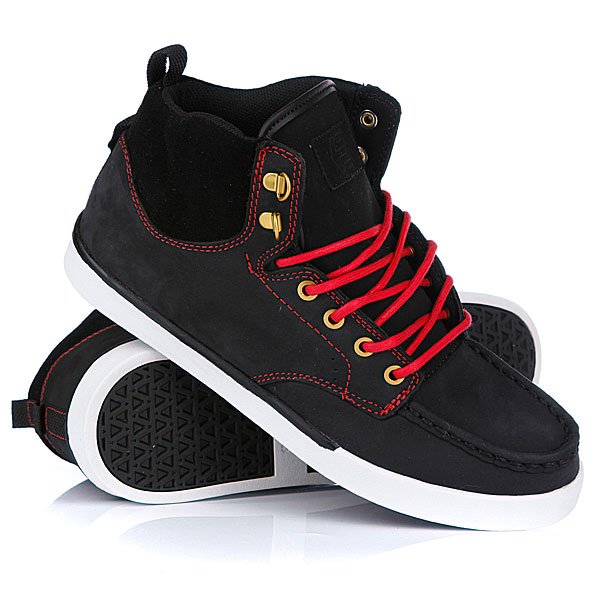 

Кеды кроссовки высокие Etnies Jp Walker Waysayer Black/Red/White