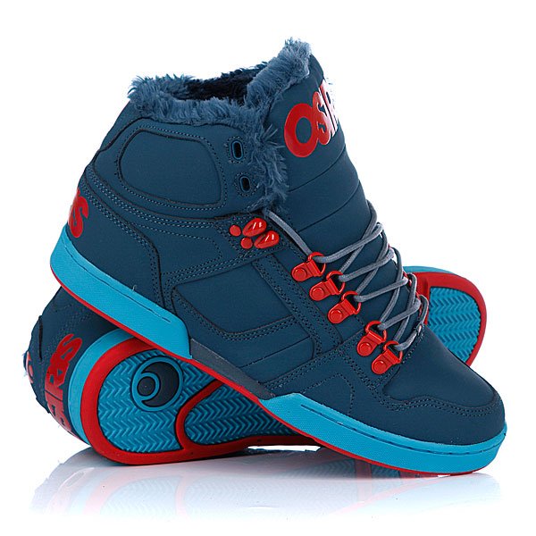 

Кеды кроссовки утепленные Osiris Nyc 83 Shr Teal/Teal/Red