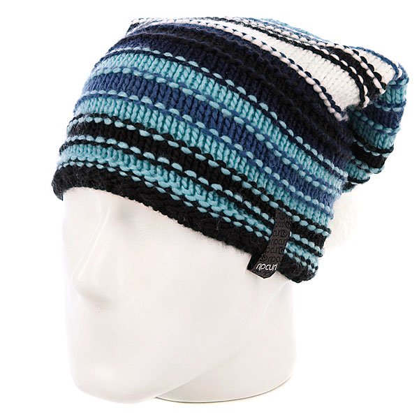 фото Шапка с помпоном женская Rip Curl Rainbow Beanie Light Blue