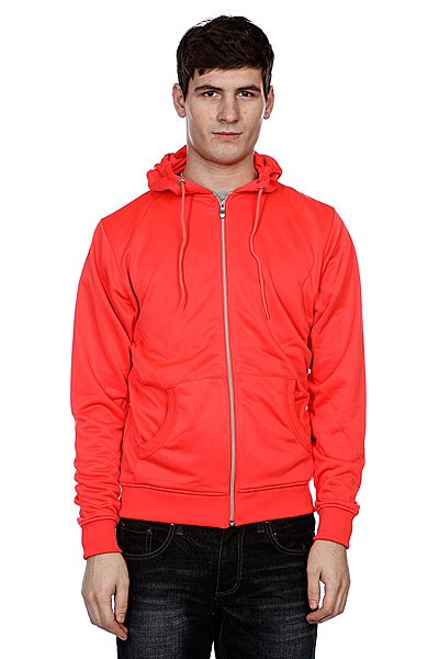 фото Толстовка Urban Classics Neon Zip Hoody Infrared