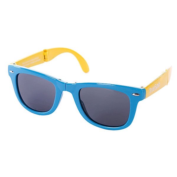 фото Очки True Spin Folding Sunglasses Blue/Yellow
