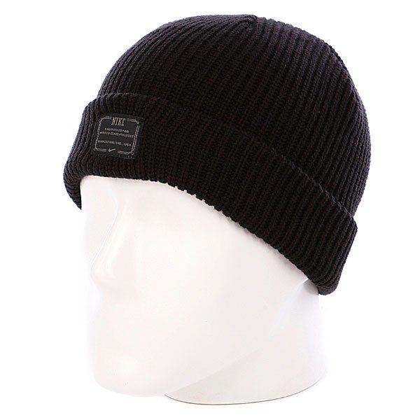 Nike fisherman 2025 beanie black