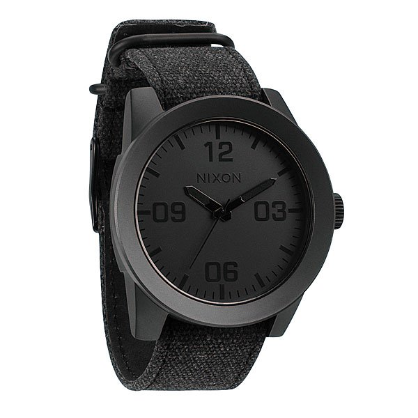 фото Часы Nixon Corporal Matte Black/Matte Gunmetal