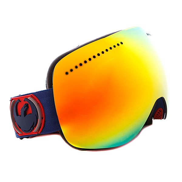 фото Маска Dragon APX Frame Team Spirit Lens Red Ionized + Yellow Blue Ionized