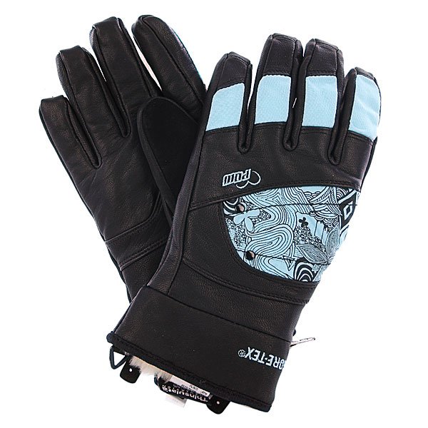 фото Перчатки сноубордические женские Pow Ws Feva Glove Gtx Blue