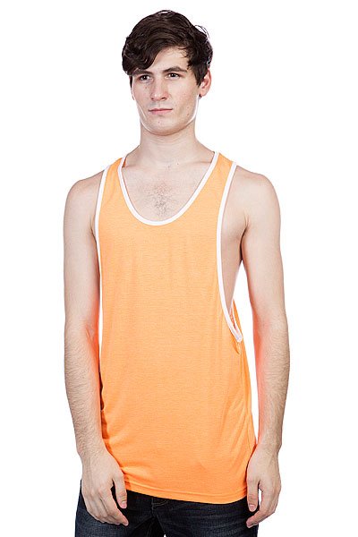 фото Майка K1X Basic Tear It Up Tank Top Neon Orang/White