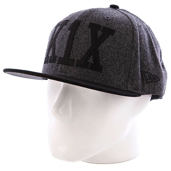 фото Бейсболка New Era K1X Simple Type Wool 59/50 NewEra Black Heather