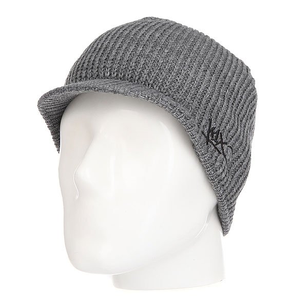 фото Шапка с козырьком K1X Classic Ribbed Shield Beanie Black