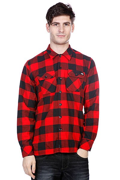 фото Рубашка в клетку Dickies Sacramento Red