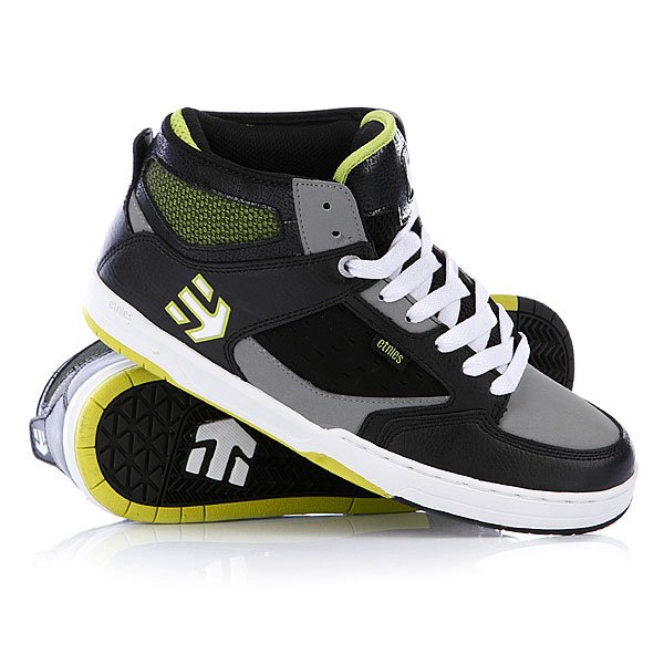 Etnies Cartel Mid Black Grey Proskater.ru