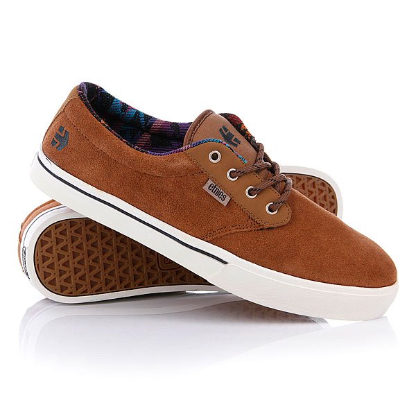 фото Кеды кроссовки низкие Etnies Jameson 2 Brown/Navy/Gum