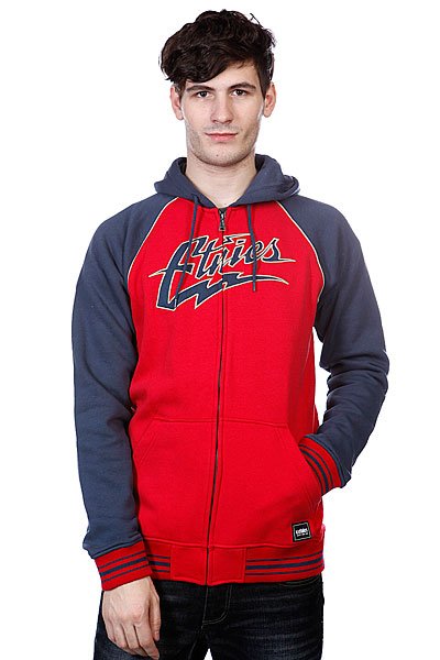 

Толстовка Etnies Thunderous Zip Fleece Red/Navy