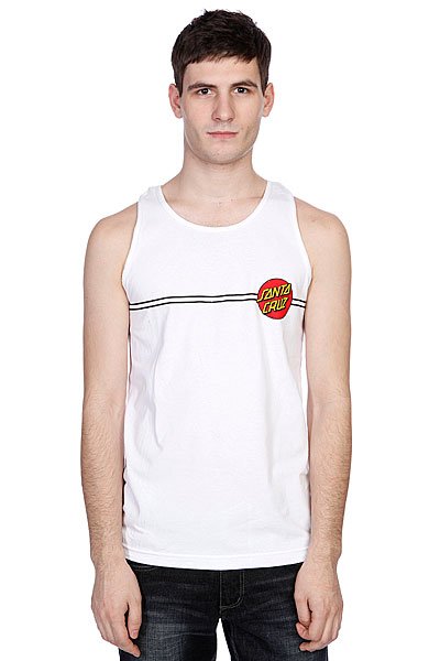 фото Майка Santa Cruz Classic Dot Tank White