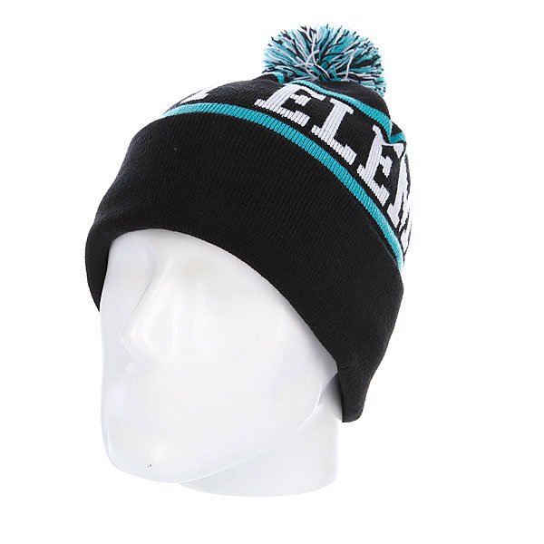 фото Шапка с помпоном Element Fairfax Beanie Black