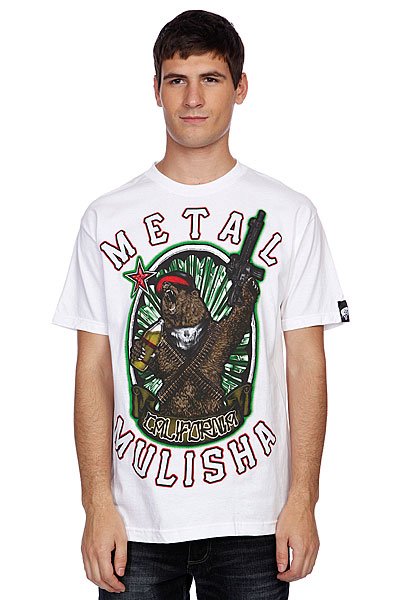 фото Футболка Metal Mulisha Ca Bear Optic White