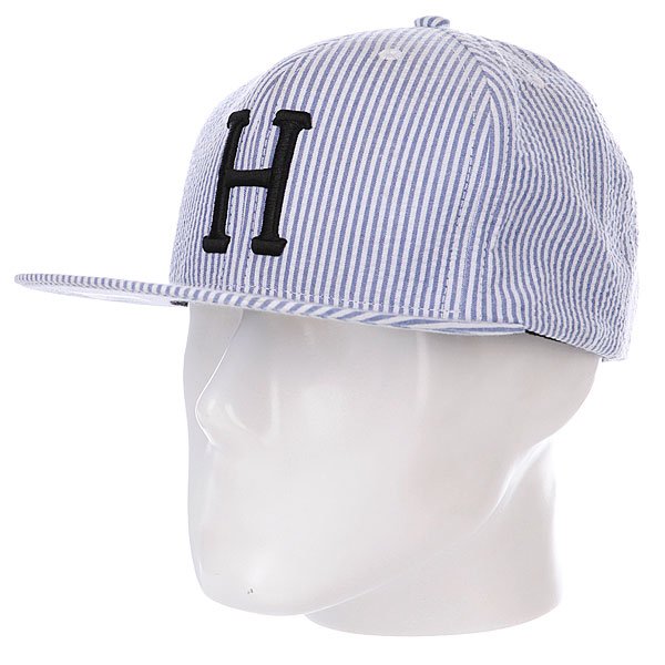 фото Бейсболка Huf Seersucker Classic H Snapback Royal