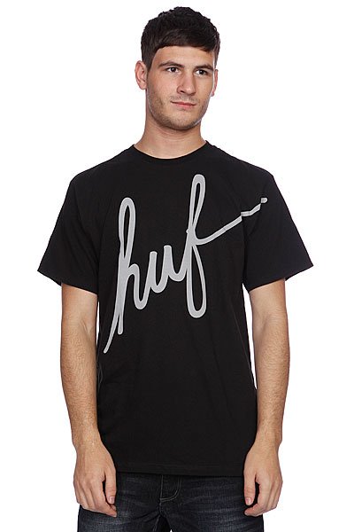 фото Футболка Huf Big Script Black