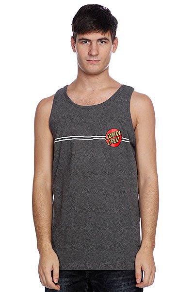 фото Майка Santa Cruz Classic Dot Tank Charcoal Heather