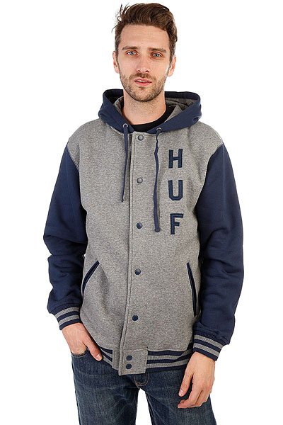 фото Бомбер Huf Campus Snap Front True Premium Hoodie