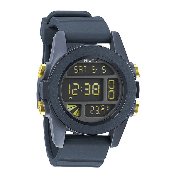 фото Часы Nixon Unit Steel Blue/yellow Ano