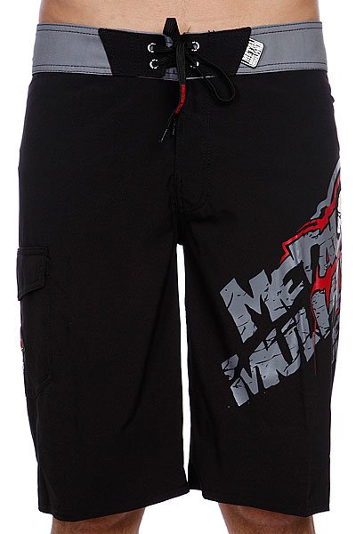 фото Шорты Metal Mulisha Boardshort Rousted Black