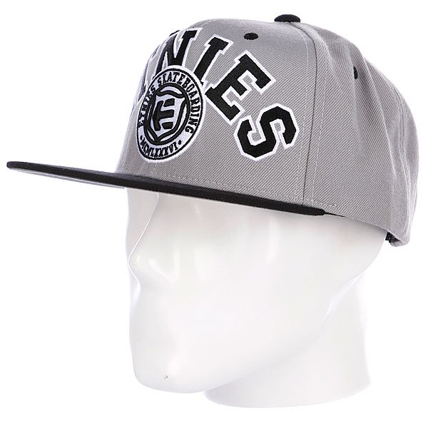 

Бейсболка Etnies Yardage Snapback Hat Grey/Black