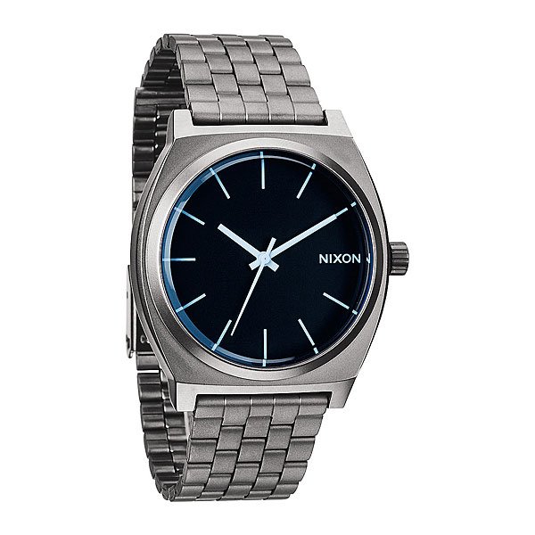 фото Часы Nixon Time Teller Gunmetal/Blue Crystal