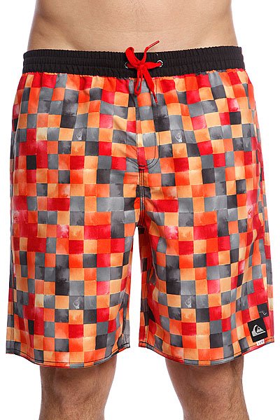 

Шорты Quiksilver Mini Dye Check Volley Chili Pepper