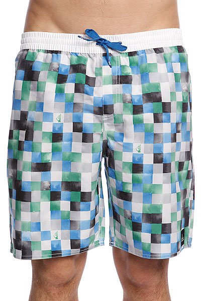 фото Шорты Quiksilver Mini Dye Check Volley White