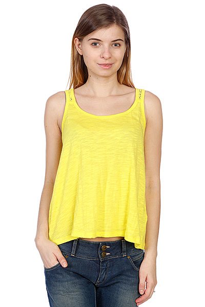 фото Майка женская Roxy Tam Top Blazing Yellow