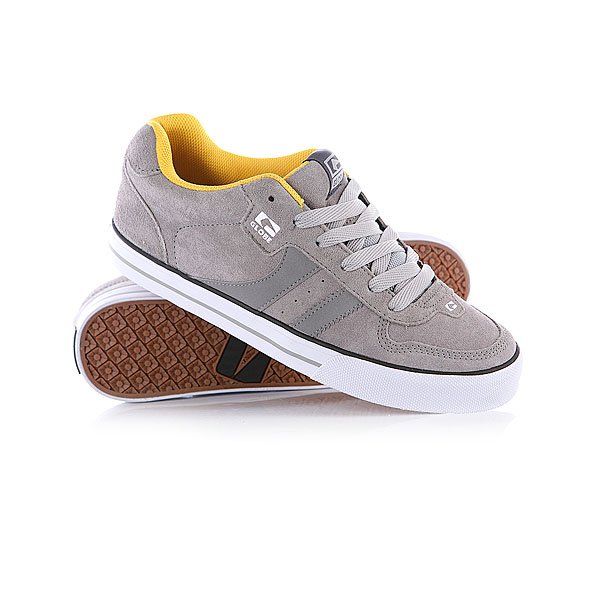 

Кеды кроссовки низкие Globe Encore Grey/Yellow