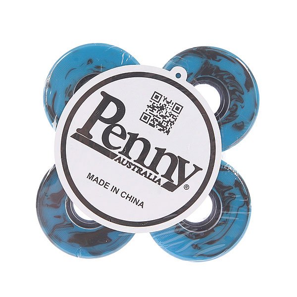 

Колеса для скейтборда для лонгборда Penny Swirl Wheels Blue/Black 59mm 79А