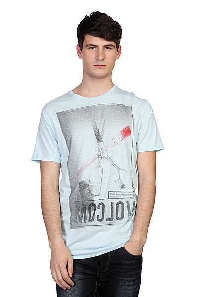 фото Футболка Volcom The Daily Lt Ss Glacier Blue