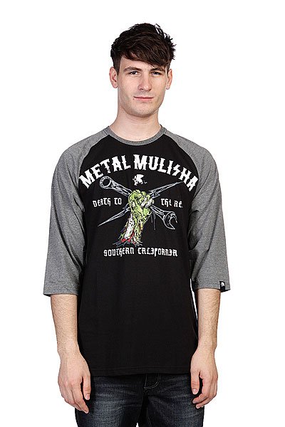 фото Лонгслив Metal Mulisha Dead Fist Raglan Black