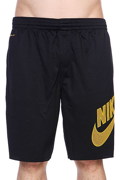 Nike black gold shorts online