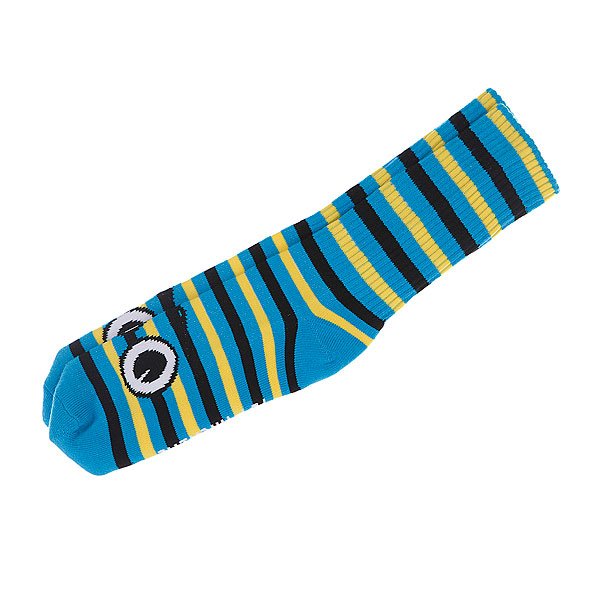 фото Носки Toy Machine Turtle Stripe Blue/Yellow