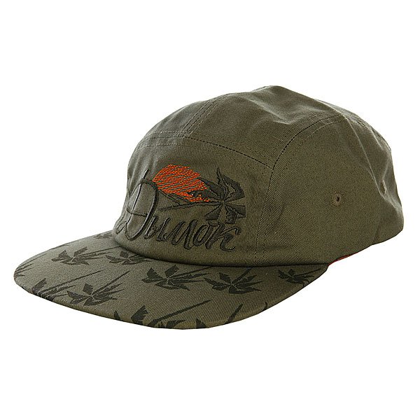 фото Бейсболка пятипанелька Запорожец Дымок 5 Panel Green