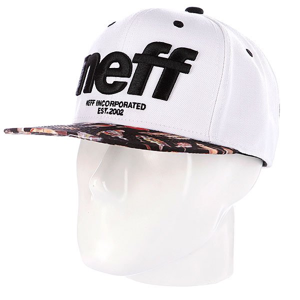 фото Бейсболка Neff Hardr White