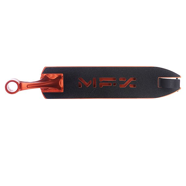фото Дека для скейтборда для самоката MGP Mfx Deck (With Rear Axel And Composite Brake) Mx 4.8 Orange