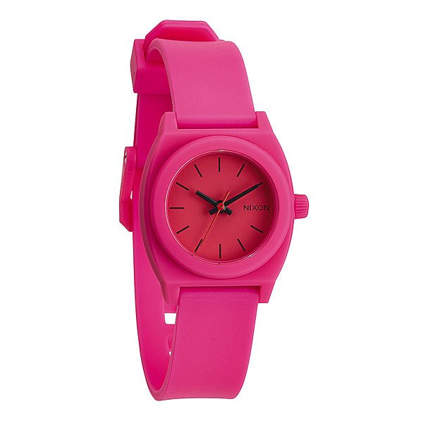 фото Часы женские Nixon Small Time Teller P Hot Pink