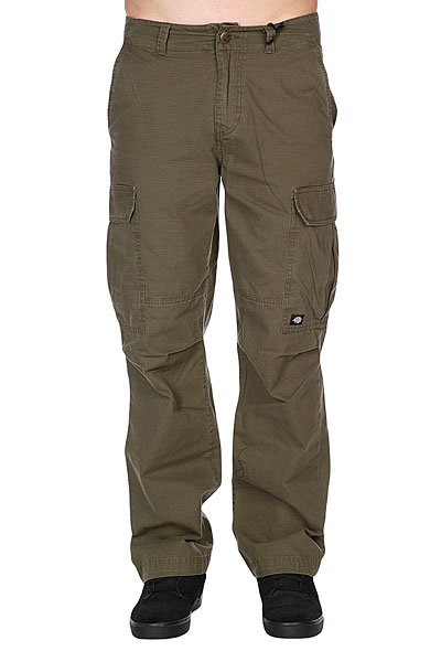 фото Штаны широкие Dickies New York Dark Olive